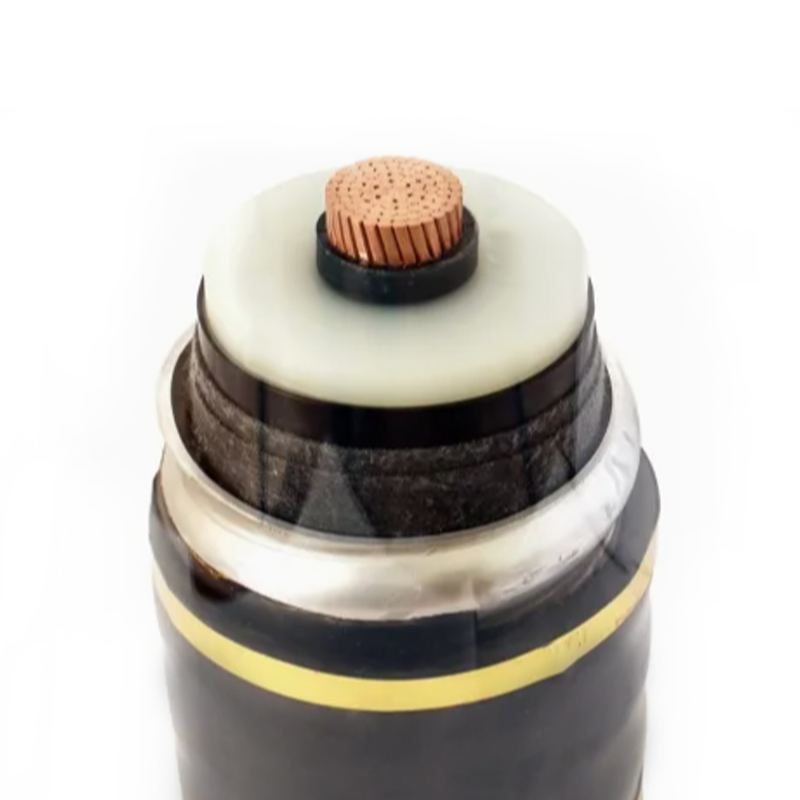 Kabel Insulasi XLPE Selubung Aluminium Bergelombang Untuk Tegangan Terukur 290/500kV