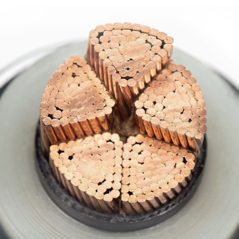 Kabel Insulasi XLPE Selubung Aluminium Bergelombang Untuk Tegangan Terukur 290/500kV